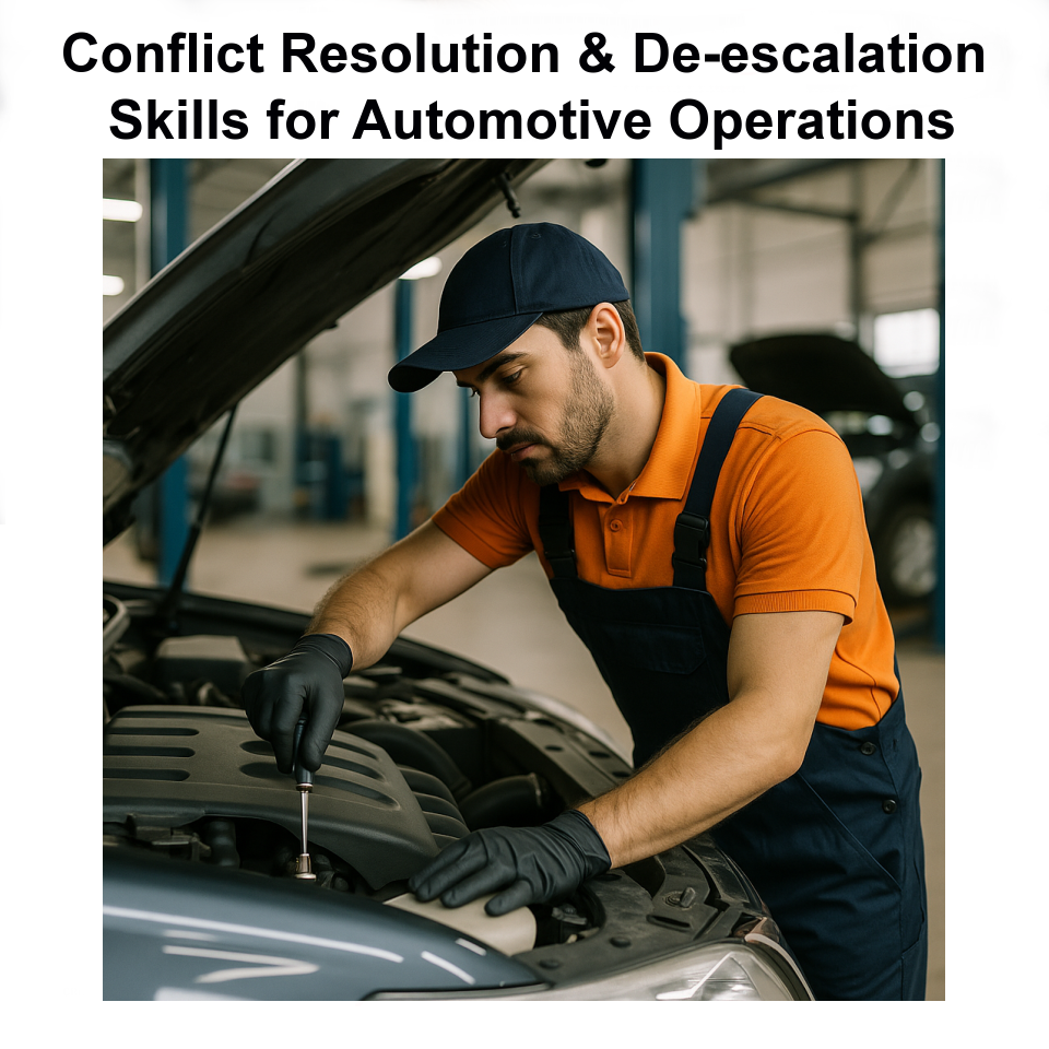 Conflict Resolution & De-escalation Skills for Automotive Operations