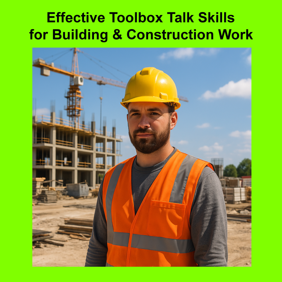 Effective Toolbox Talk Skills for Building & Construction Work