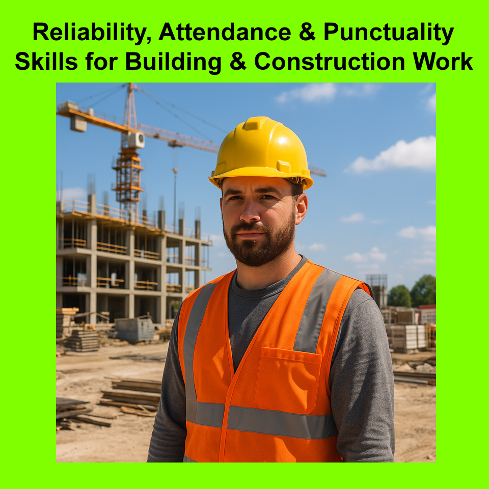 Reliability, Attendance & Punctuality Skills for Building & Construction Work