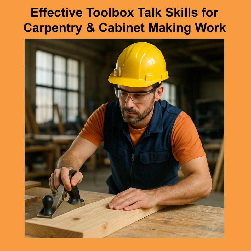 Effective Toolbox Talk Skills for Carpentry & Cabinet Making Work