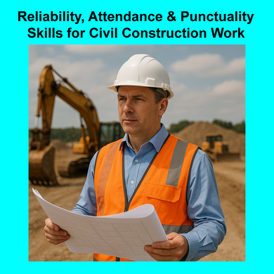 Reliability, Attendance & Punctuality Skills for Civil Construction Work