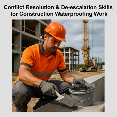 Conflict Resolution & De-escalation Skills for Construction Waterproofing Work