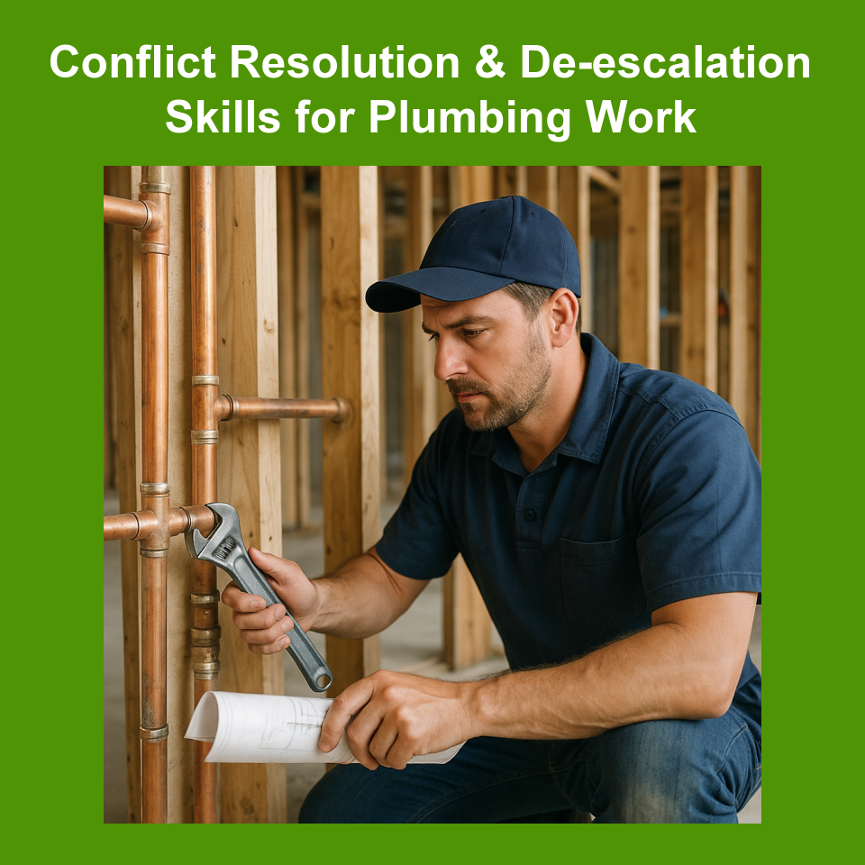 Conflict Resolution & De-escalation Skills for Plumbing Work