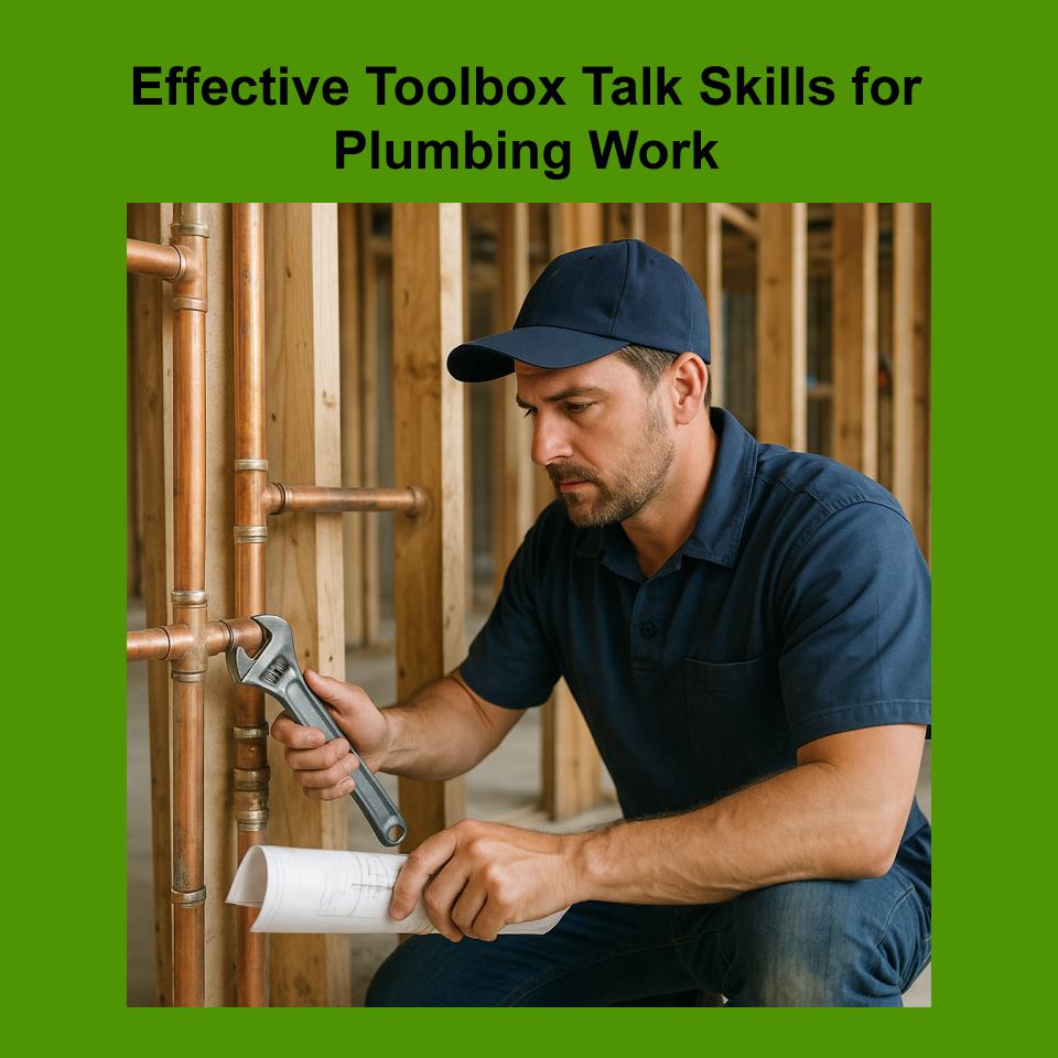 Effective Toolbox Talk Skills for Plumbing Work