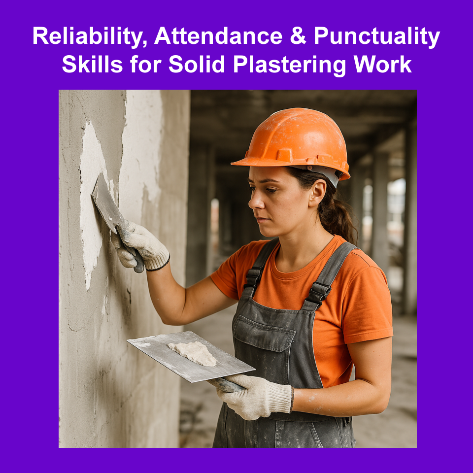 Reliability, Attendance & Punctuality Skills for Solid Plastering Work