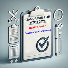 Load image into Gallery viewer, Standards for RTOs 2025: Governance Compliance - Quality Area 4 (VET Compliance Training)