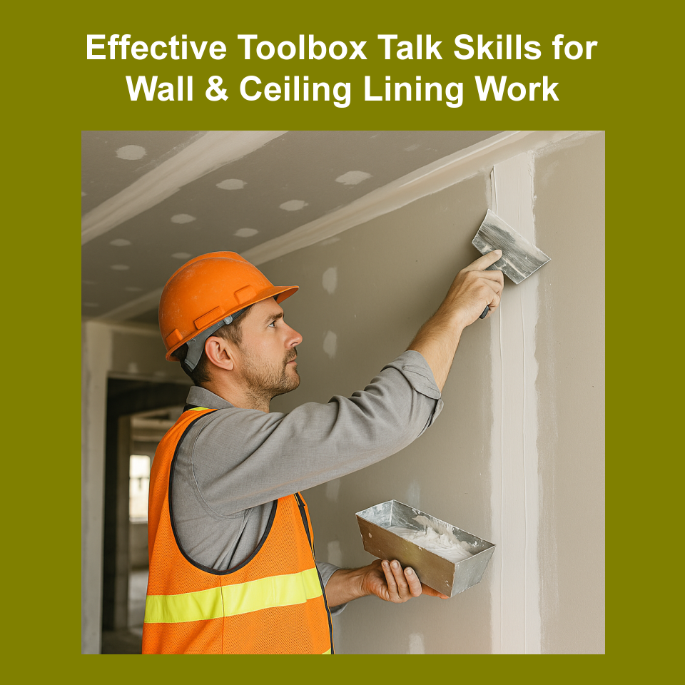 Effective Toolbox Talk Skills for Wall & Ceiling Lining Work